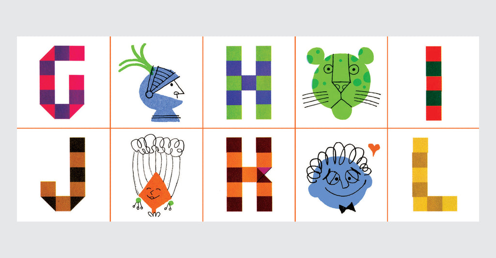 Ed Emberley Alphabet Blocks: Spread #3