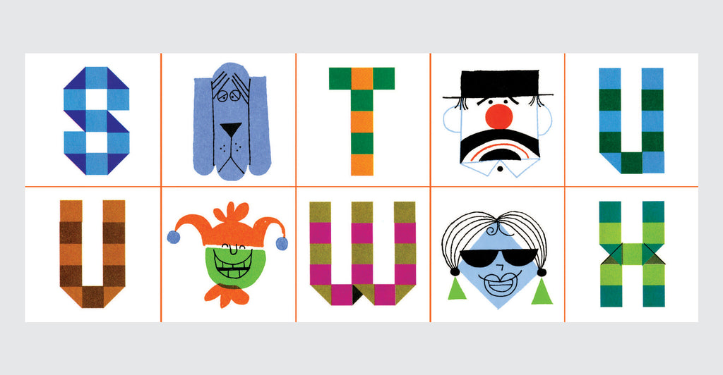 Ed Emberley Alphabet Blocks: Spread #5