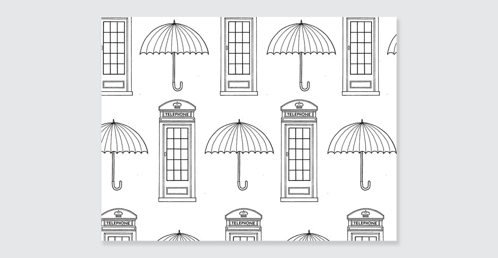 London Colouring Book: Spread #5