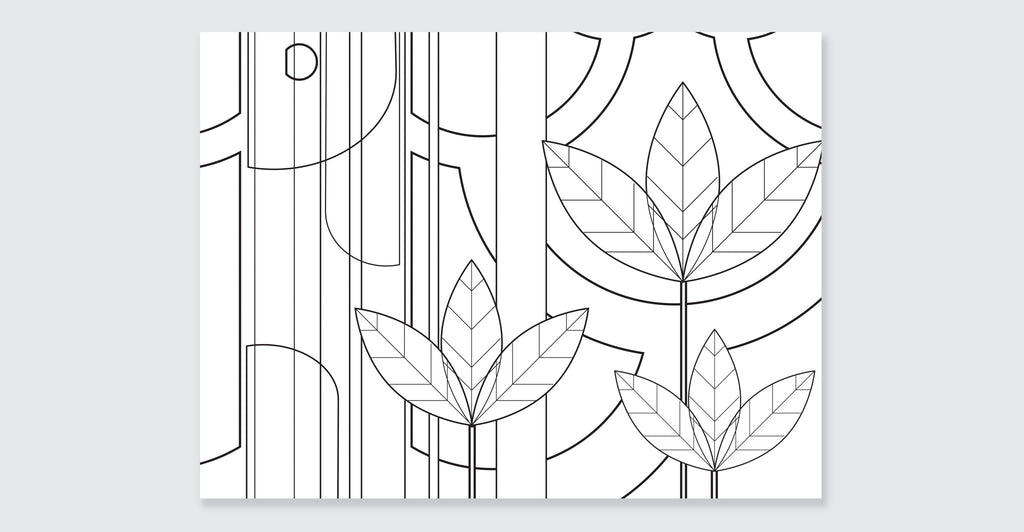 Natural Wonders: A Patrick Hruby Coloring Book: Spread #2