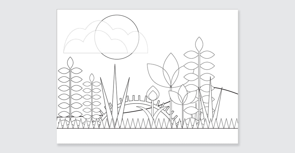 Natural Wonders: A Patrick Hruby Coloring Book: Spread #4