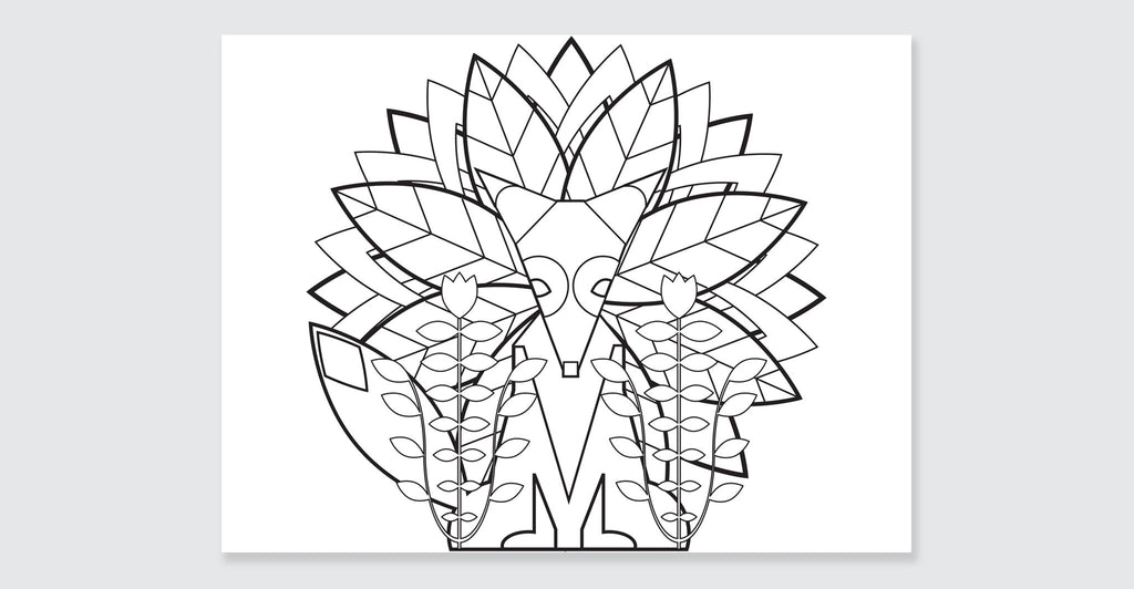 Natural Wonders: A Patrick Hruby Coloring Book: Spread #5