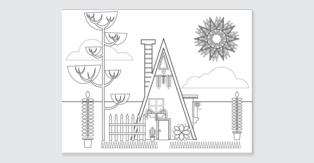 Natural Wonders: A Patrick Hruby Coloring Book: Spread #10