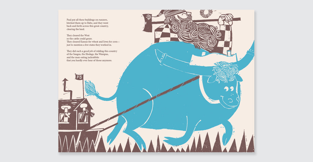 The Story of Paul Bunyan: Spread #9