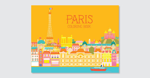 Paris Coloring Book