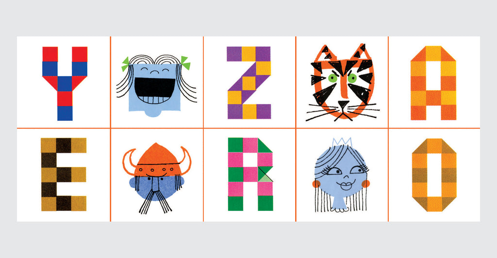 Ed Emberley Alphabet Blocks: Spread #6